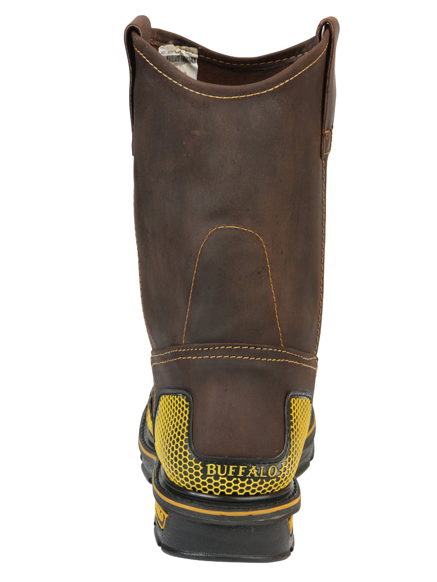 Buffalo & Bull Men's Work Boots Brown/Yellow