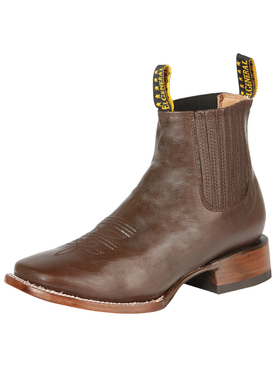 Square Toe Ankle Boot - Lemmans Cooper