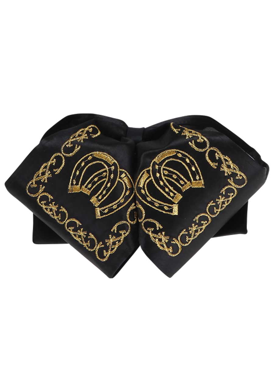 Adulto
Pajarita Charra Mexicana 100% Poliéster Negro/Dorado 600129