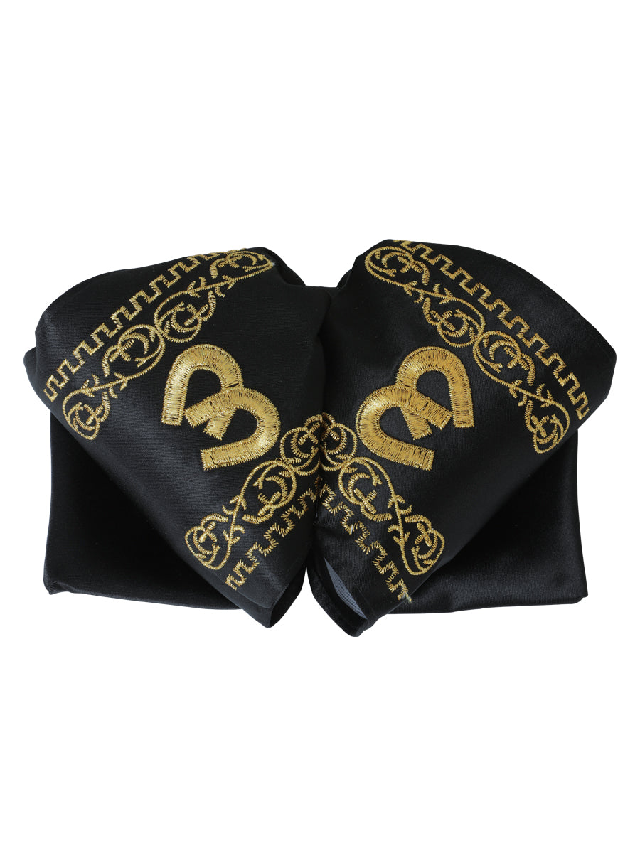 Adulto
Pajarita Charra Mexicana 100% Poliéster Negro/Dorado 600484