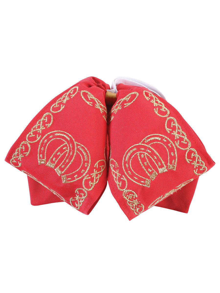 Adulto
Pajarita Charra Mexicana 100% Poliéster Rojo/Dorado 600485
