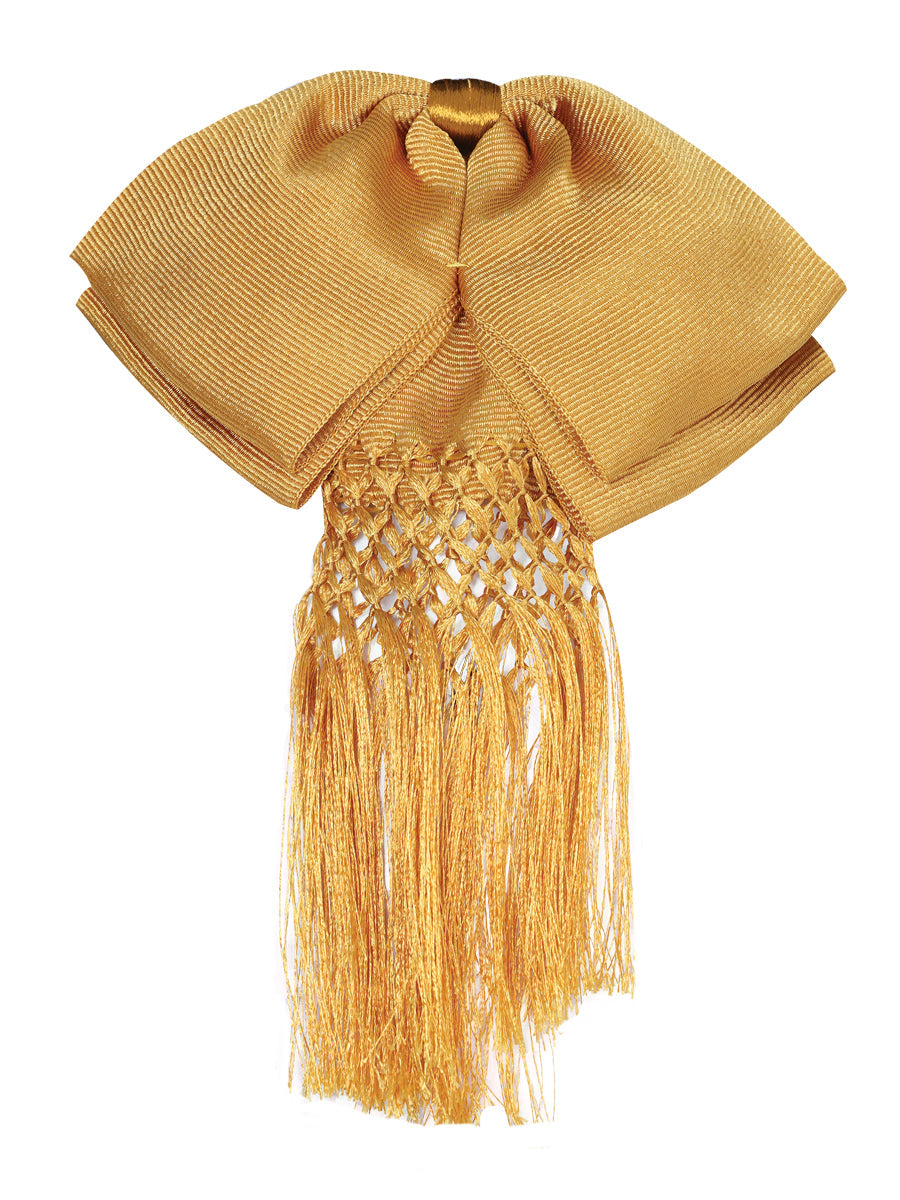 Mexican Charro Bow Tie 85% Articela 15% Polyester Gold