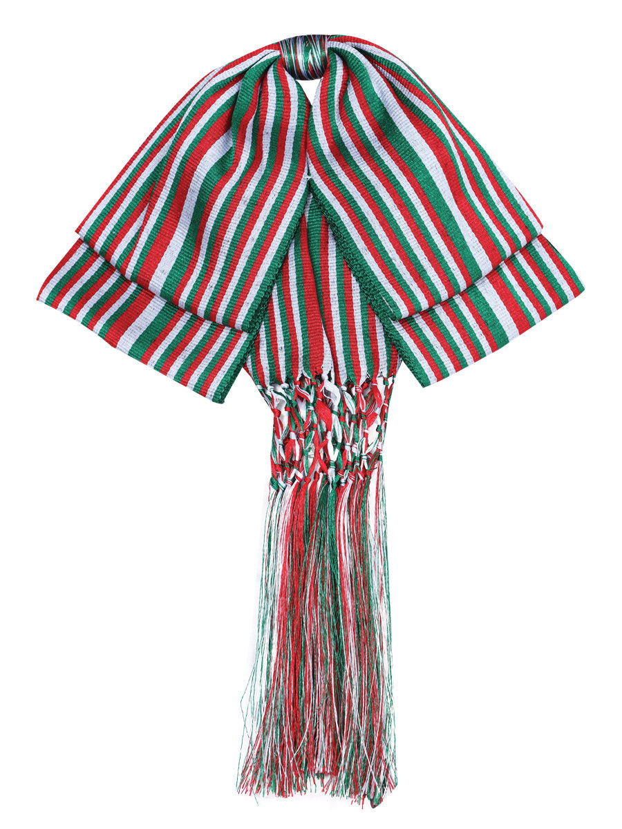 Mexican Charro Bow Tie 85% Articela 15% Polyester Tricolor