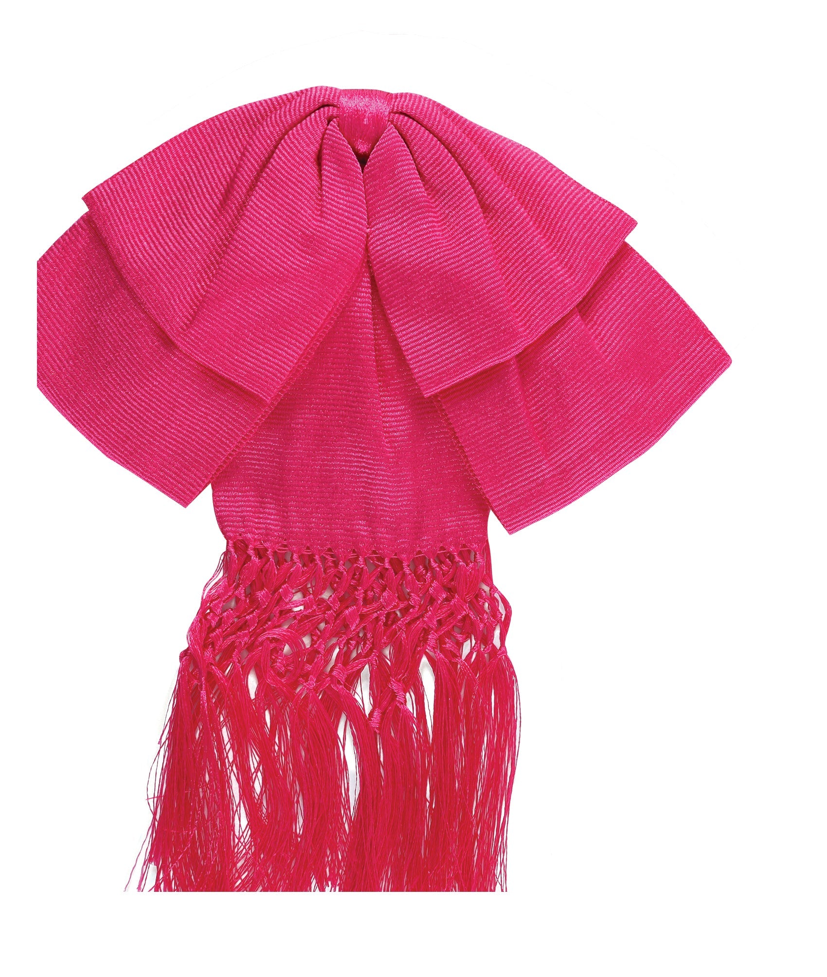 Pajarita Charra Mexicana 85% Articela, 15% Poliéster Fucsia