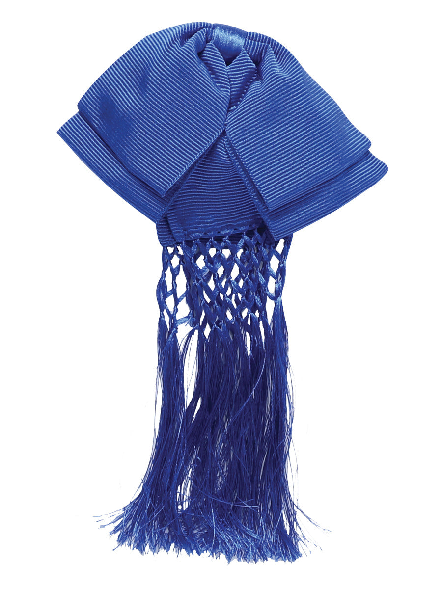 Mexican Charro Bow Tie 85% Articela 15% Polyester Royal Blue