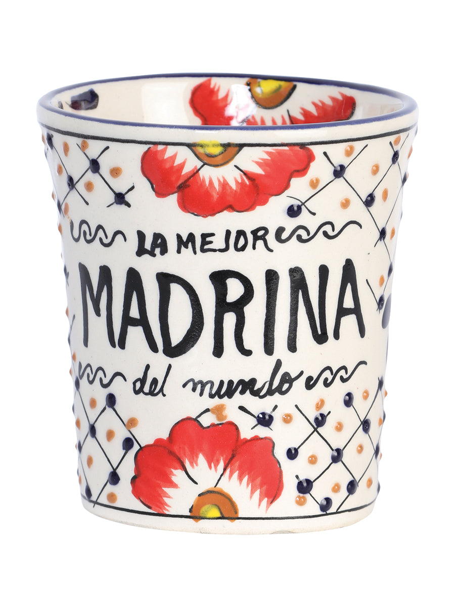 Artisanal Decorative Coffee Mug God-Mother Talavera Multicolor