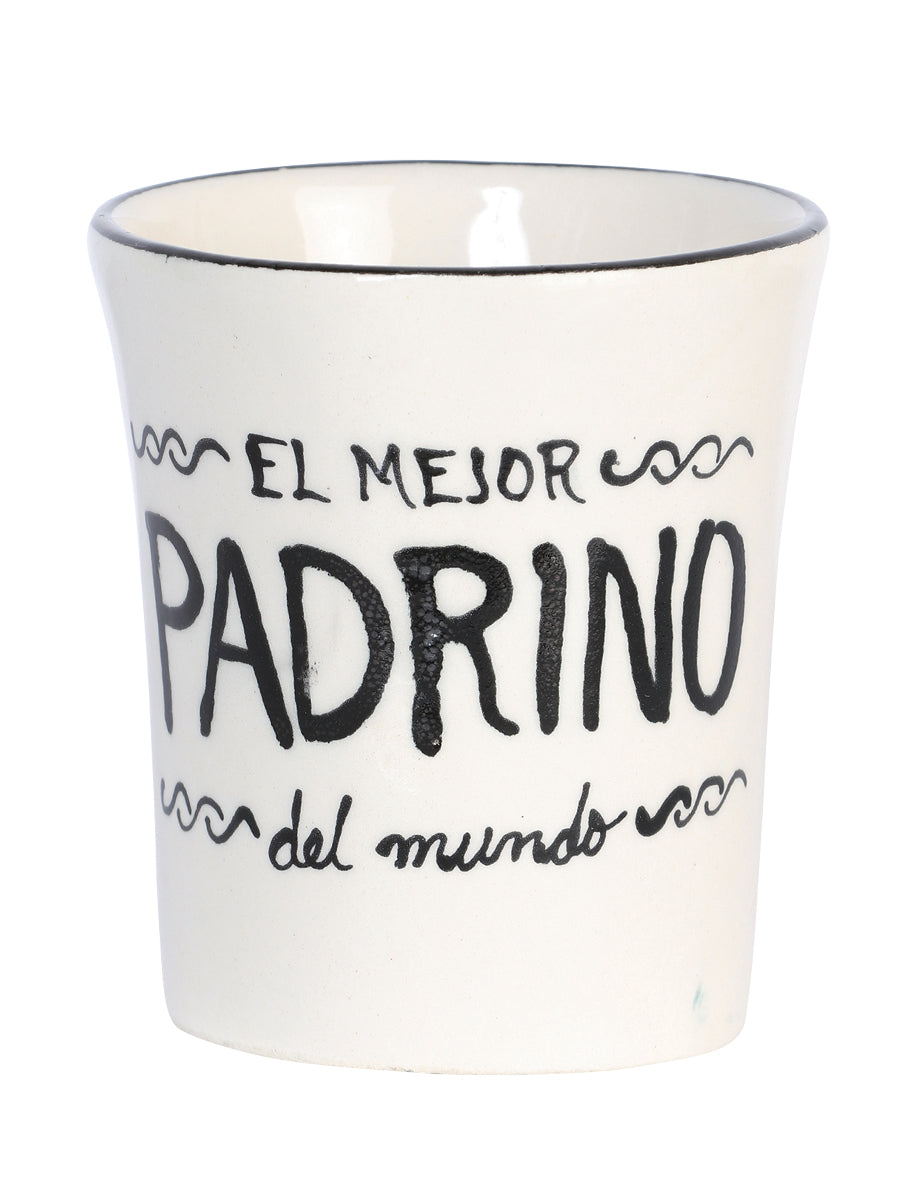Taza de Café Decorativa Artesanal Padrino Talavera Beige