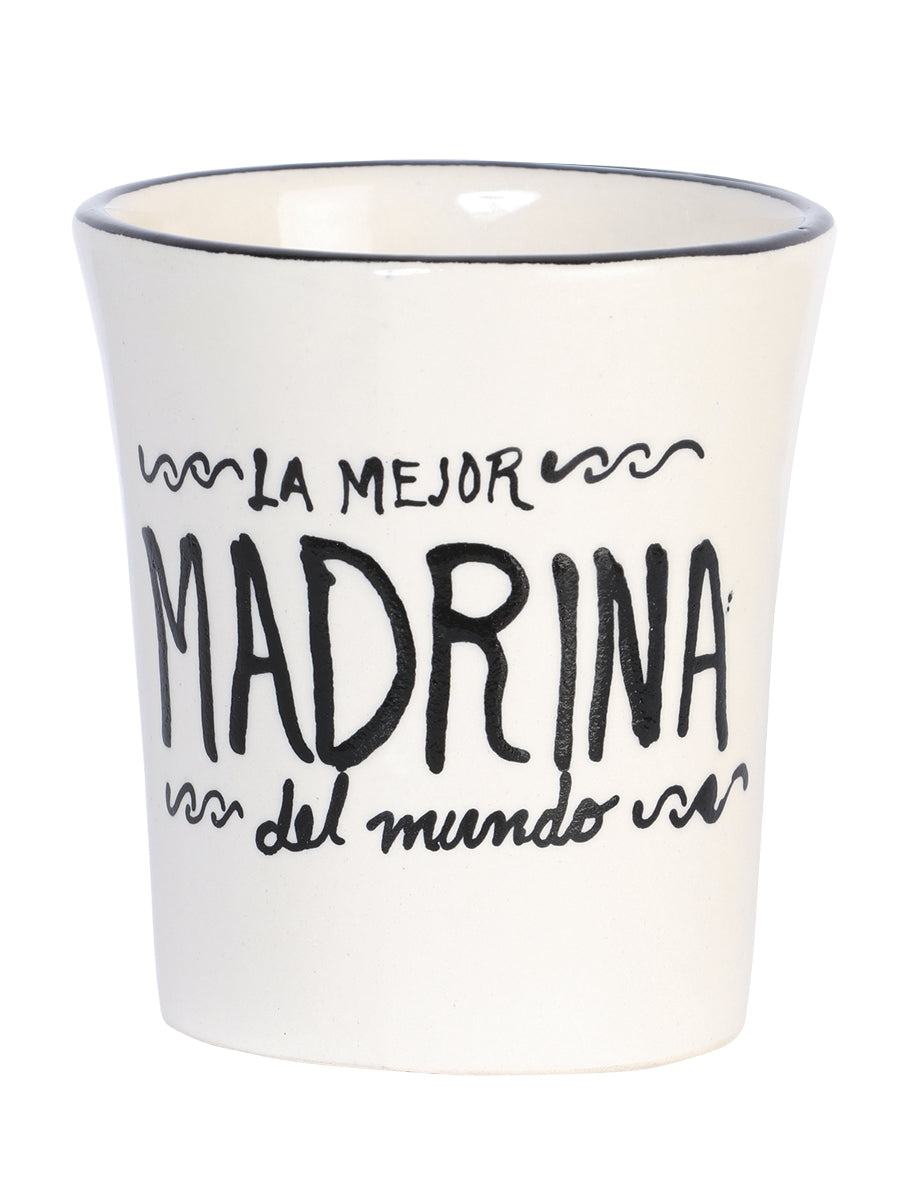 Taza de Café Decorativa Artesanal Madrina Talavera Beige