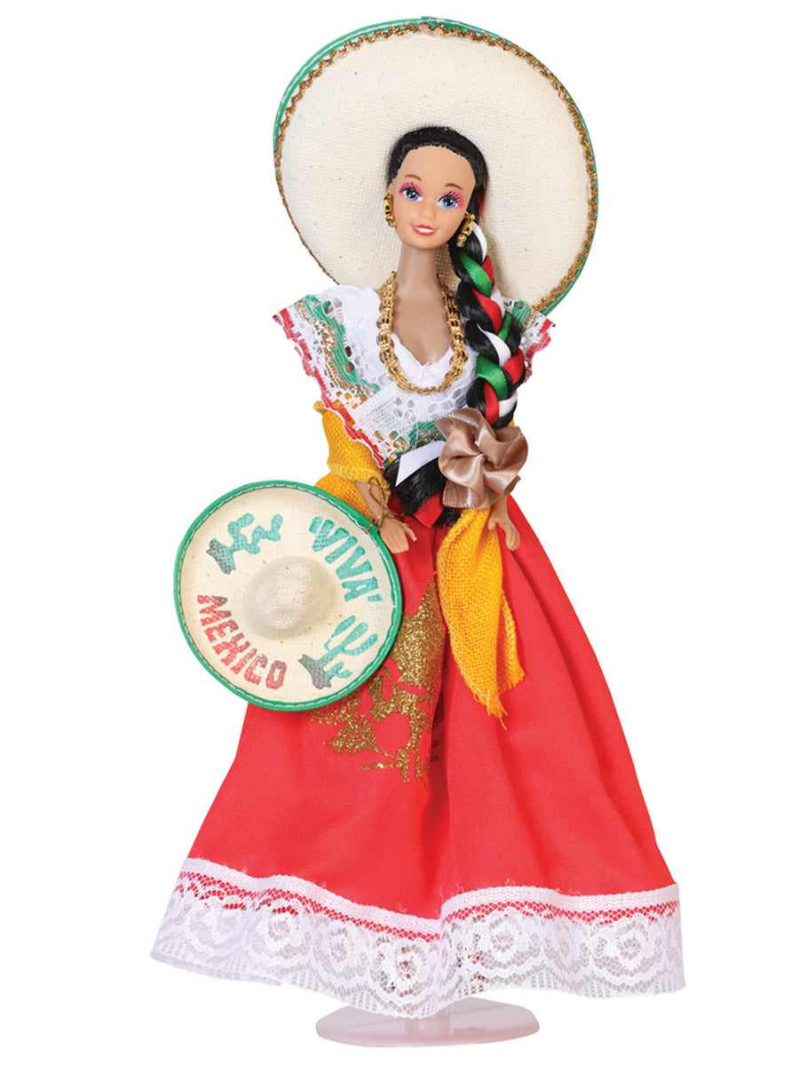 Mexican Decorative Doll Guanajuato State Multicolor