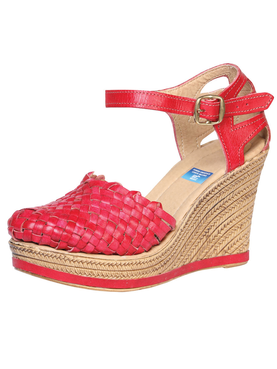 Mexican Artisanal Sandals Red