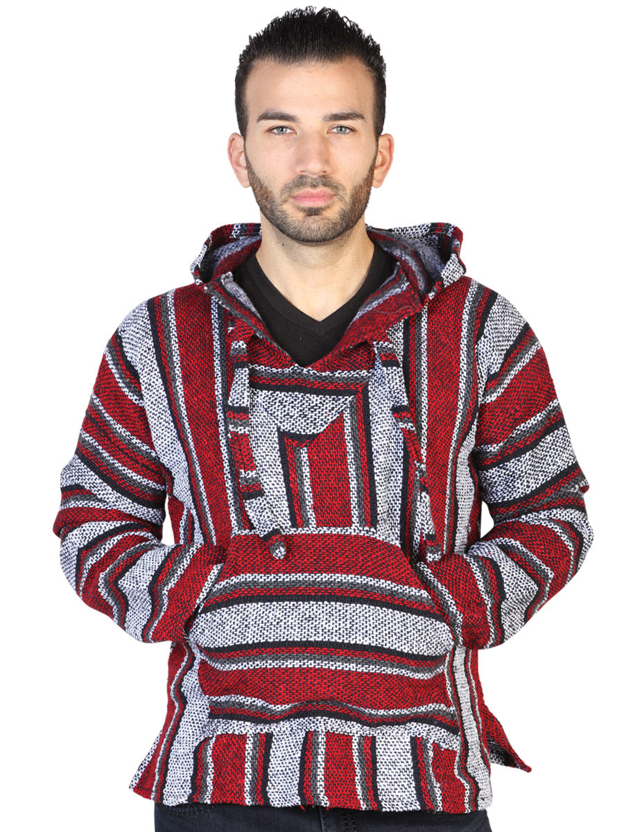 Sudadera Artesanal Jerga 100% Acrylan - Roja