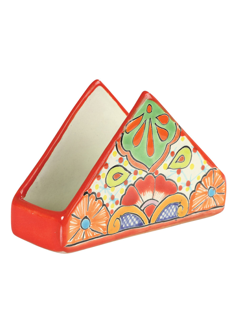 Artisanal Decorative Napkin Holder Talavera Multicolor