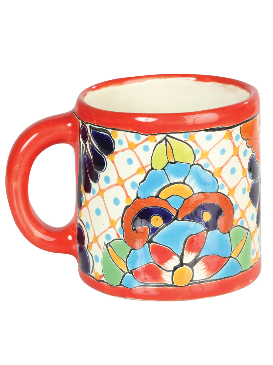 Artisanal Decorative Coffee Mug Talavera Multicolor Mod. 603312