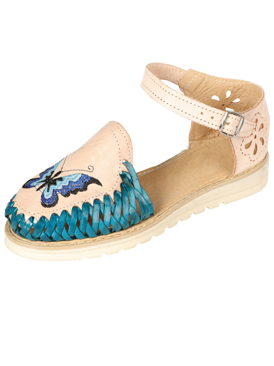 Mexican Artisanal Sandals Leather Natural
