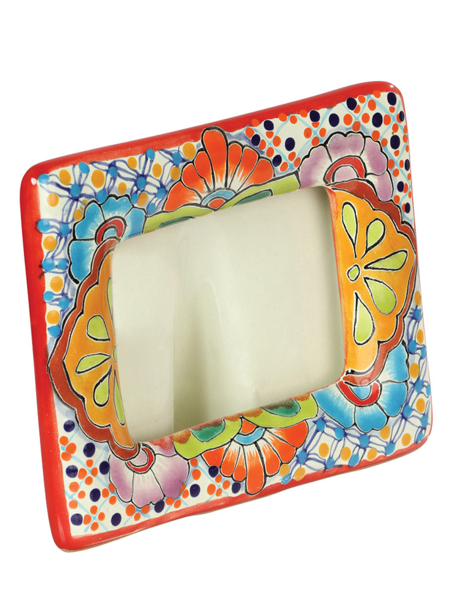 Artisanal Decorative Photo Frame Talavera Multicolor