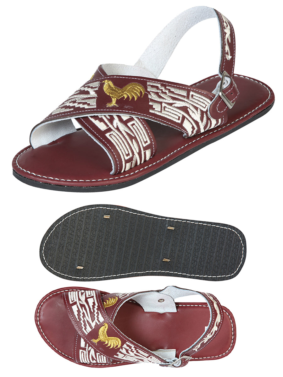 Artisanal Handmade Rooster Huarache Chedron