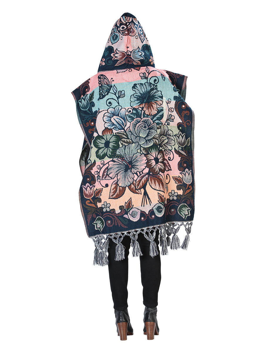 Mexican Multicolor Artisanal Poncho