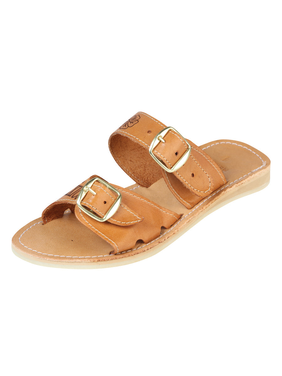 Sandalias artesanales mexicanas de cuero
