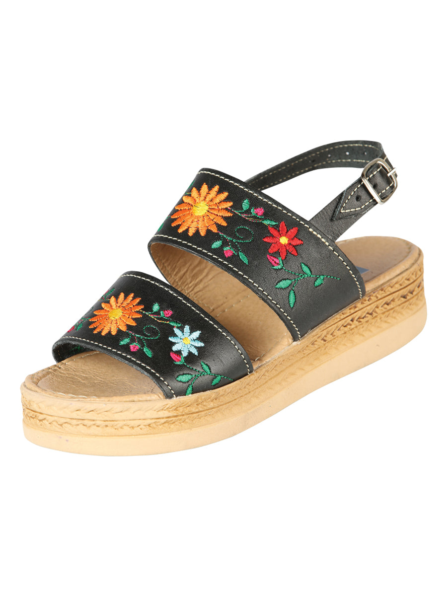Mexica Artisanal Sandals Leather Black