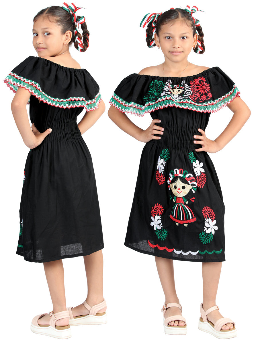 Artisanal Dress Lele Black