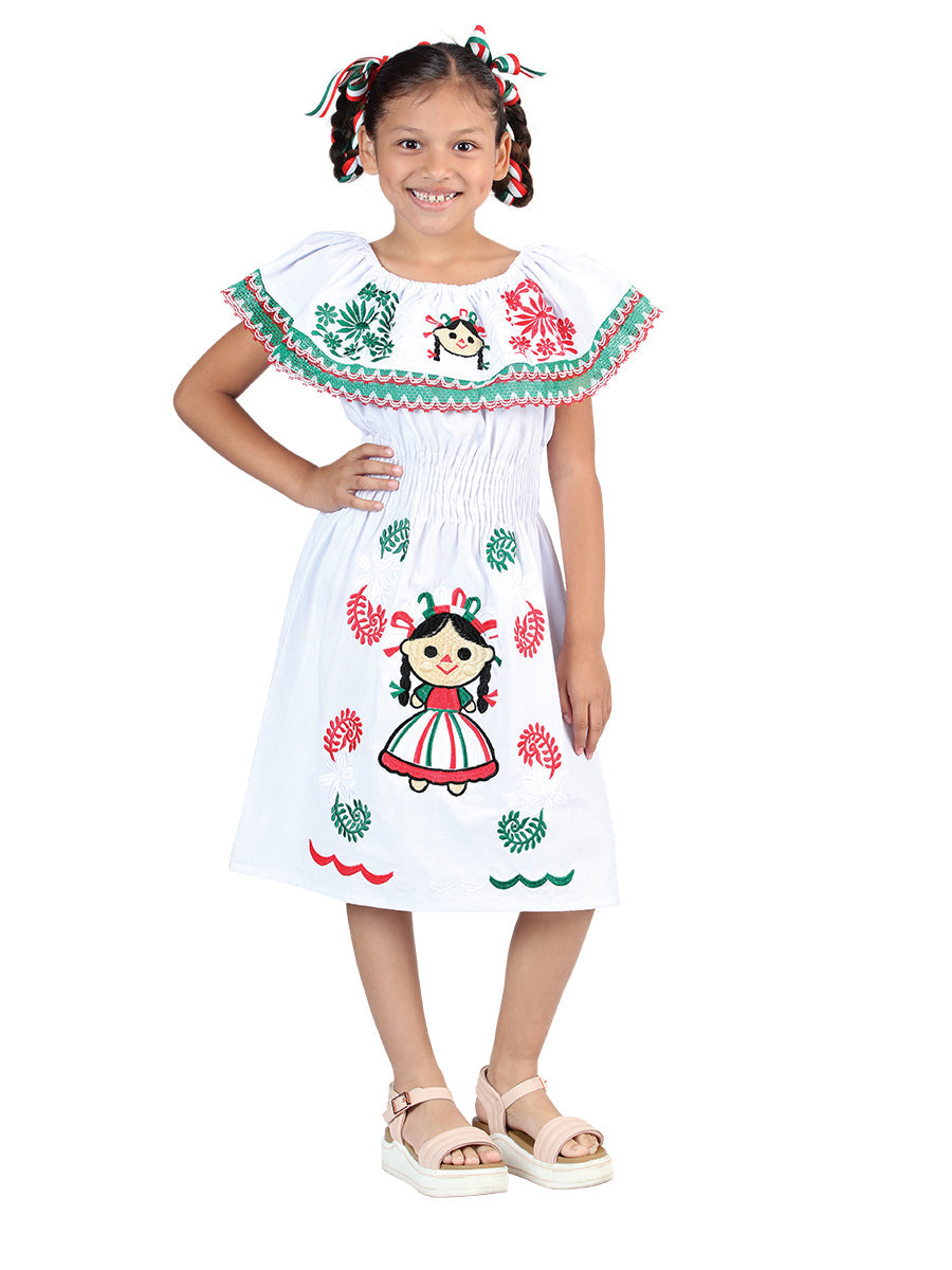 Artisanal Dress Lele White