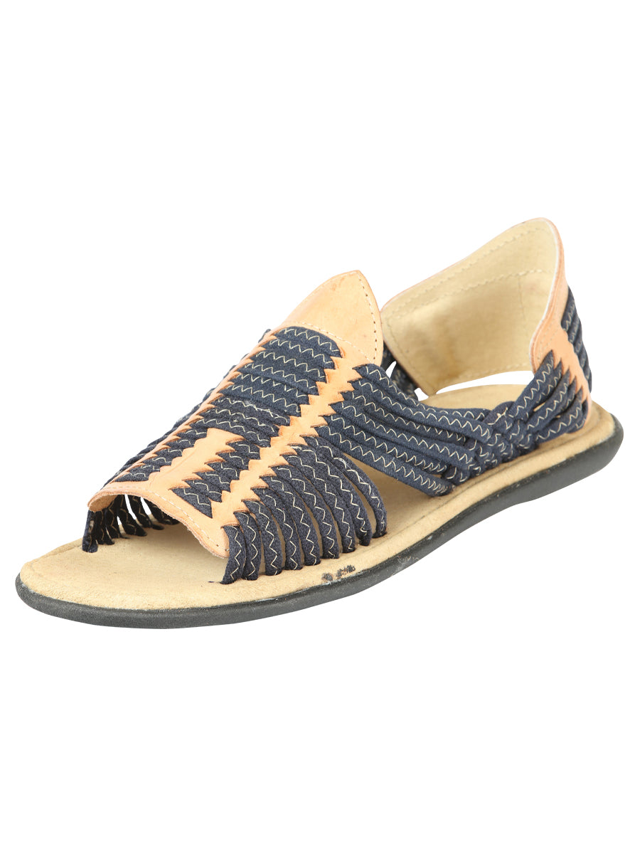 Mexican Artisanal Sandals Leather Tan