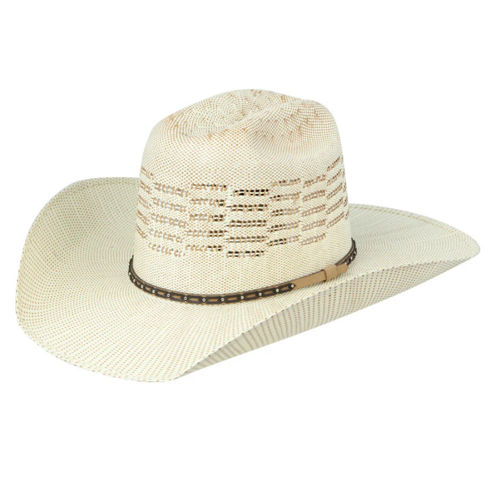 Men’s El General 20X Bangora Western Hat Ringers Crown - Ivory/Tan