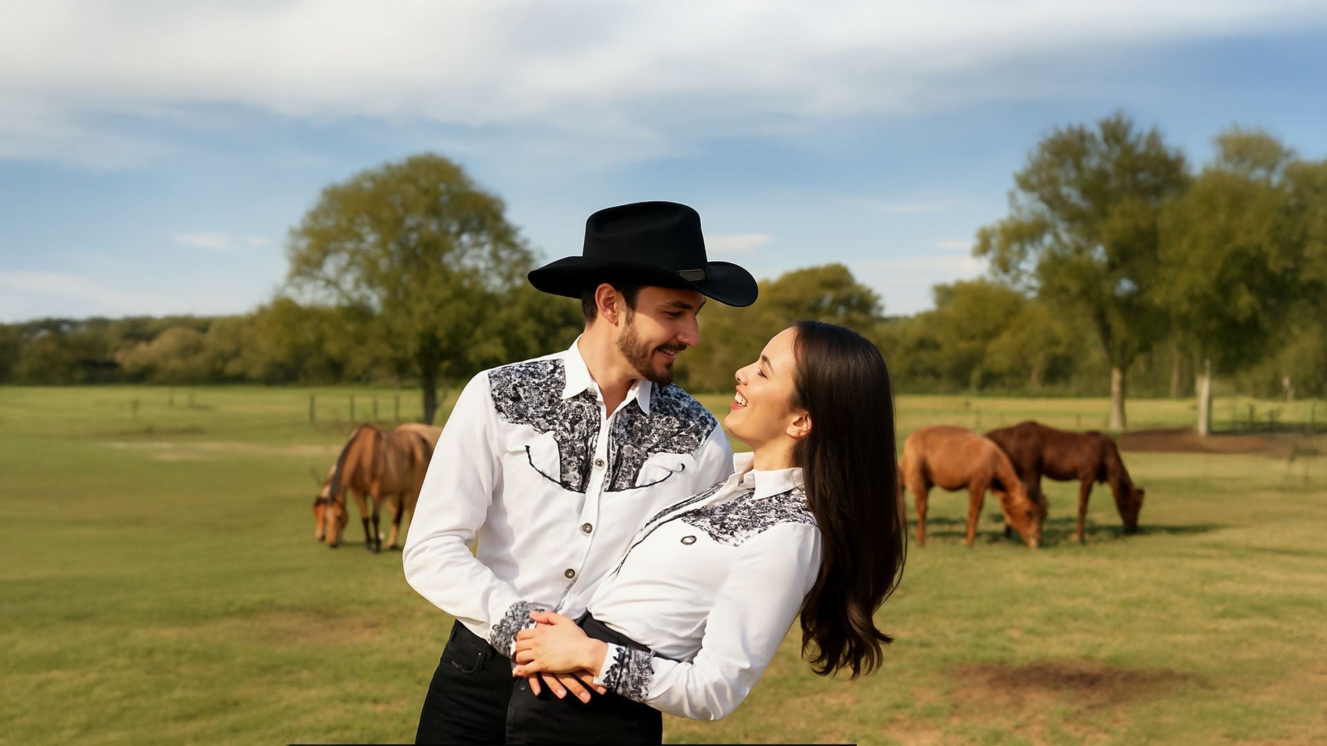 Celebrate National Girlfriends Day with Twin Cowgirl-Cowboy Style