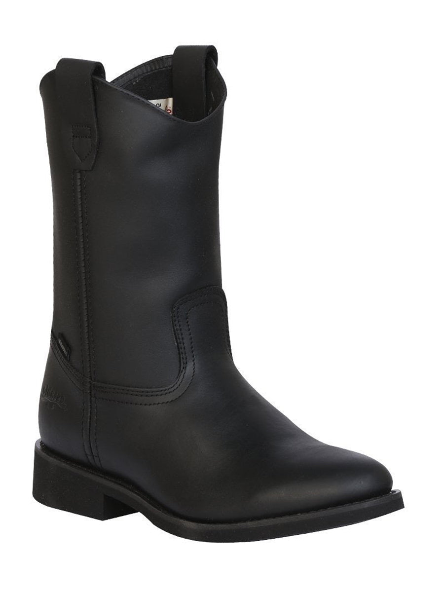 Work Boot Establo - Leather Grasso - Black