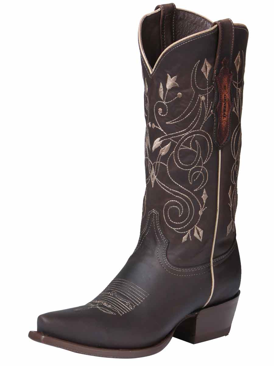 Women's Limited Edition Western Boot Chocolate