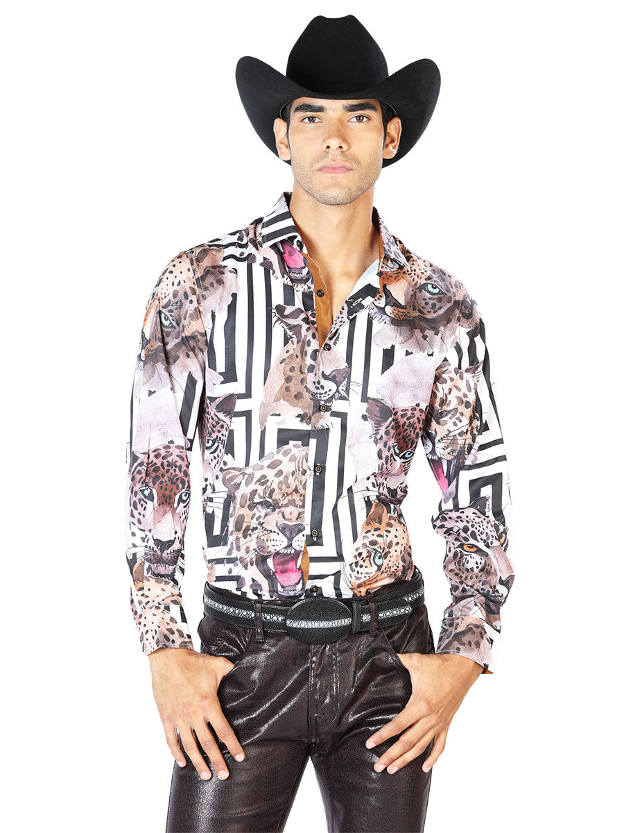 jaguar dress shirt Jaguar Jungle Woven Button Up Shirt