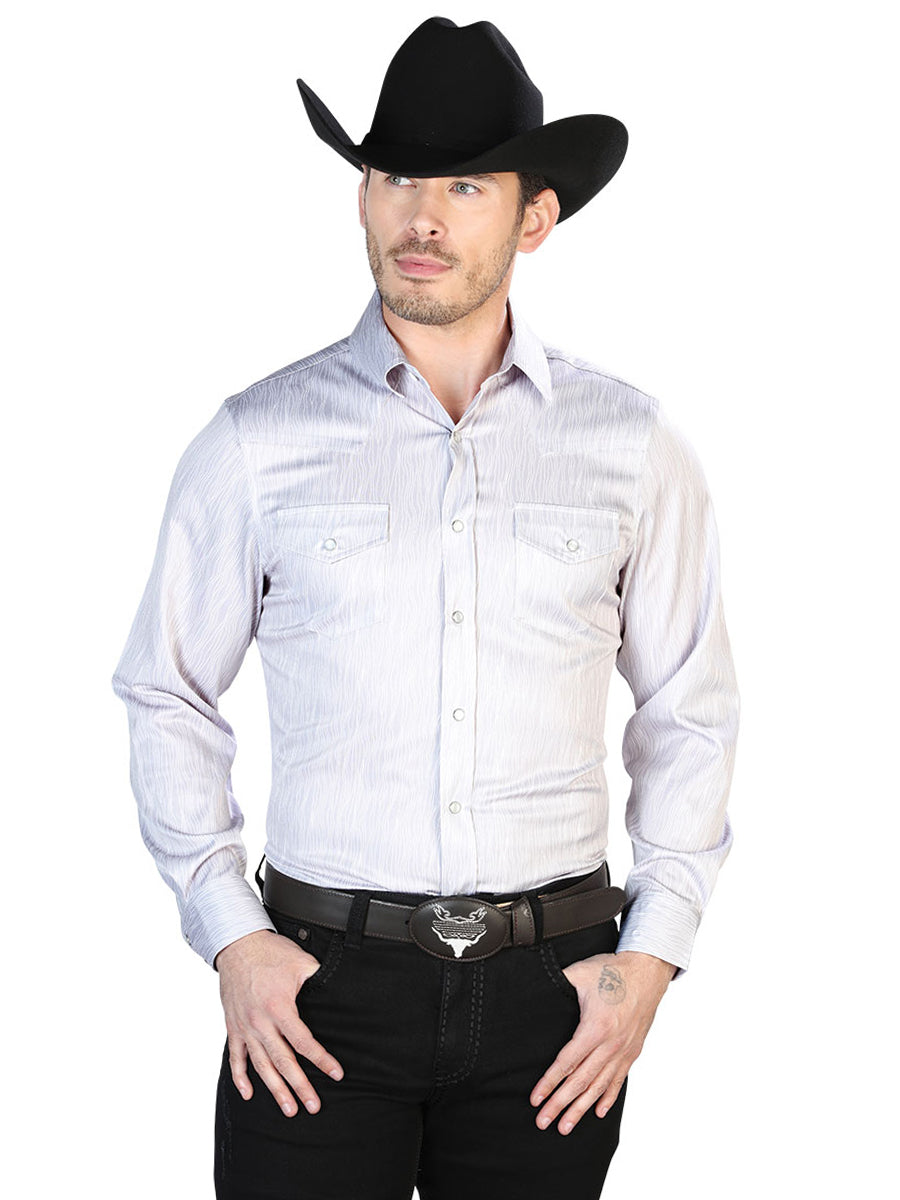 Grey Casual Long Sleeve Shirt