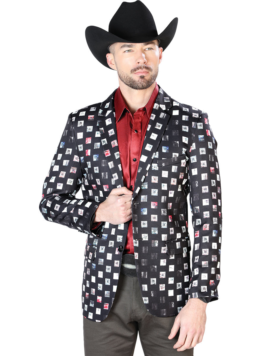 Blazer Senor De Los Cielos Lycra Black Mod. 44003