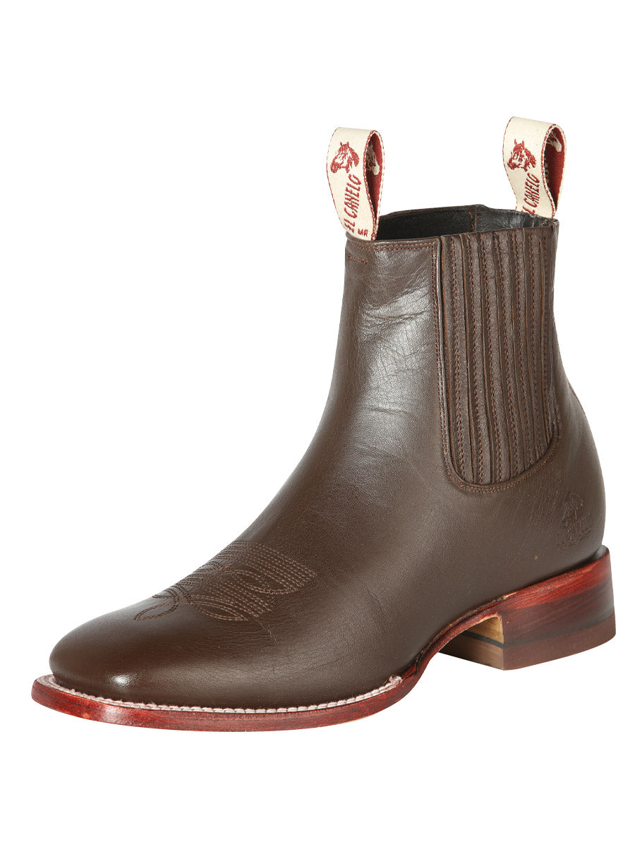 El Canelo Men's Fronterizo Ankle Boots - Ikon Brown
