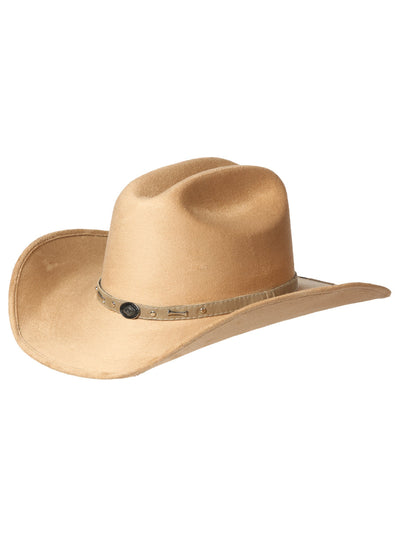 El General Suede Western Hat Camel 44251