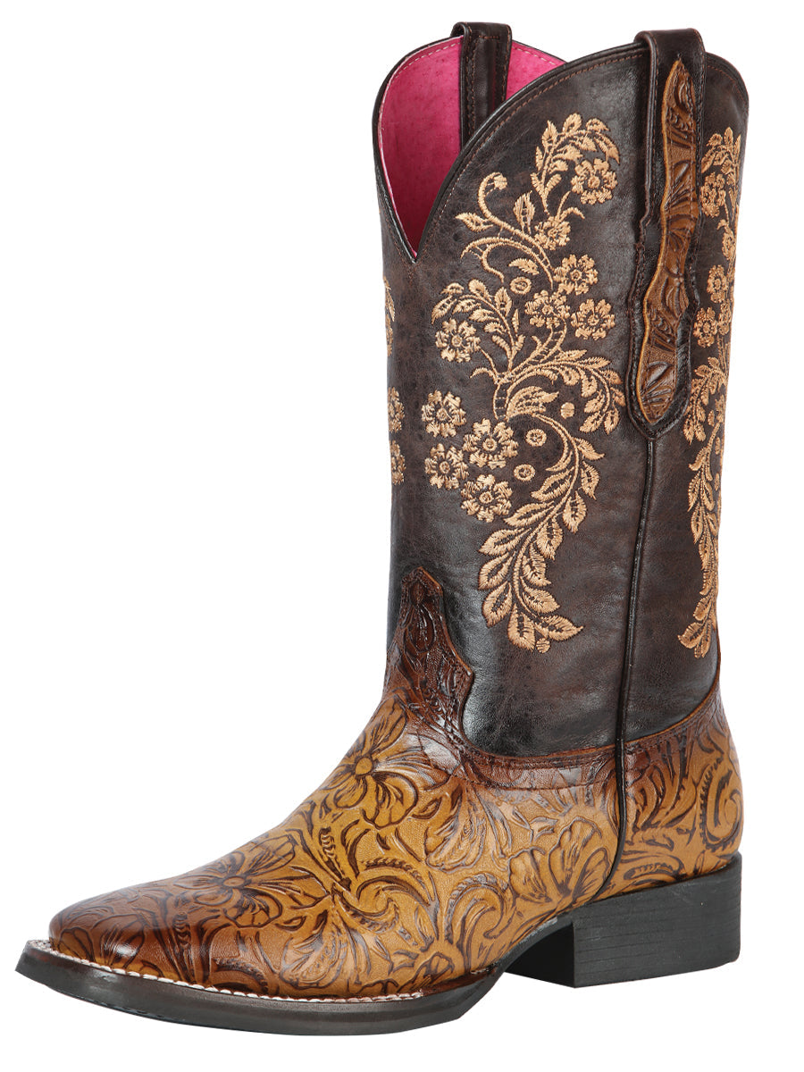 Cowboy Boot Rodeo Printed Orix Aumado