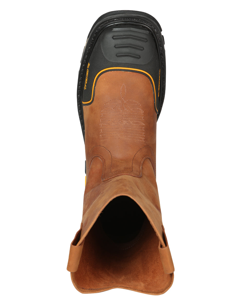 El General Men's Work Boot - Crazy Leather - Kansas