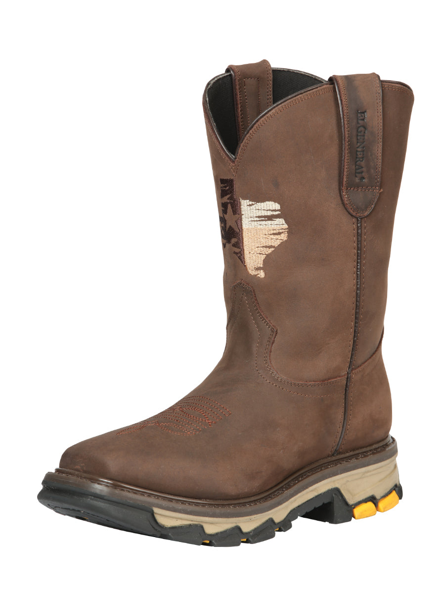 Rodeo Work Boot - Brown