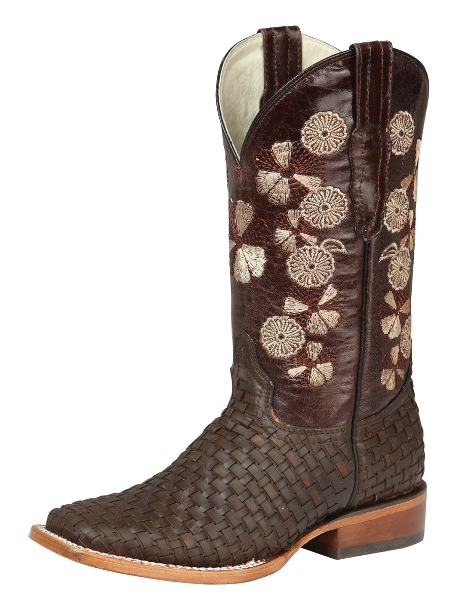 Women's Rodeo Boots Petatillo Brown Mod. 44855