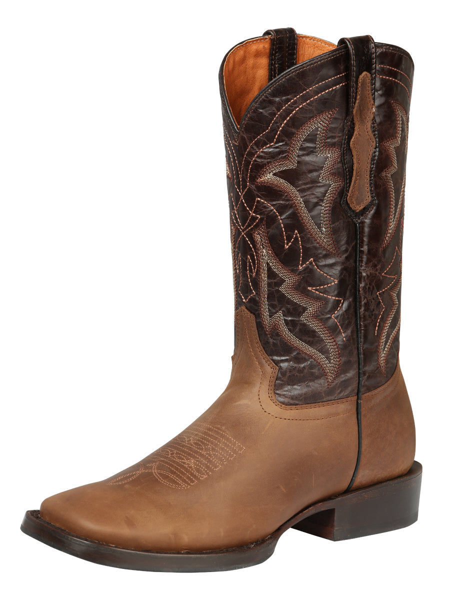 Bota de rodeo El General - Marrón tabaco