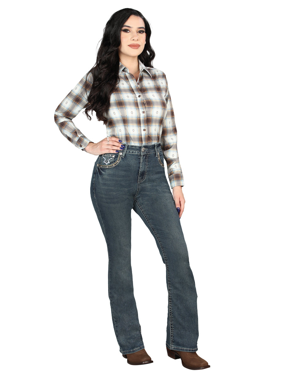 Centenario Bootcut Denim Jeans Dark Blue