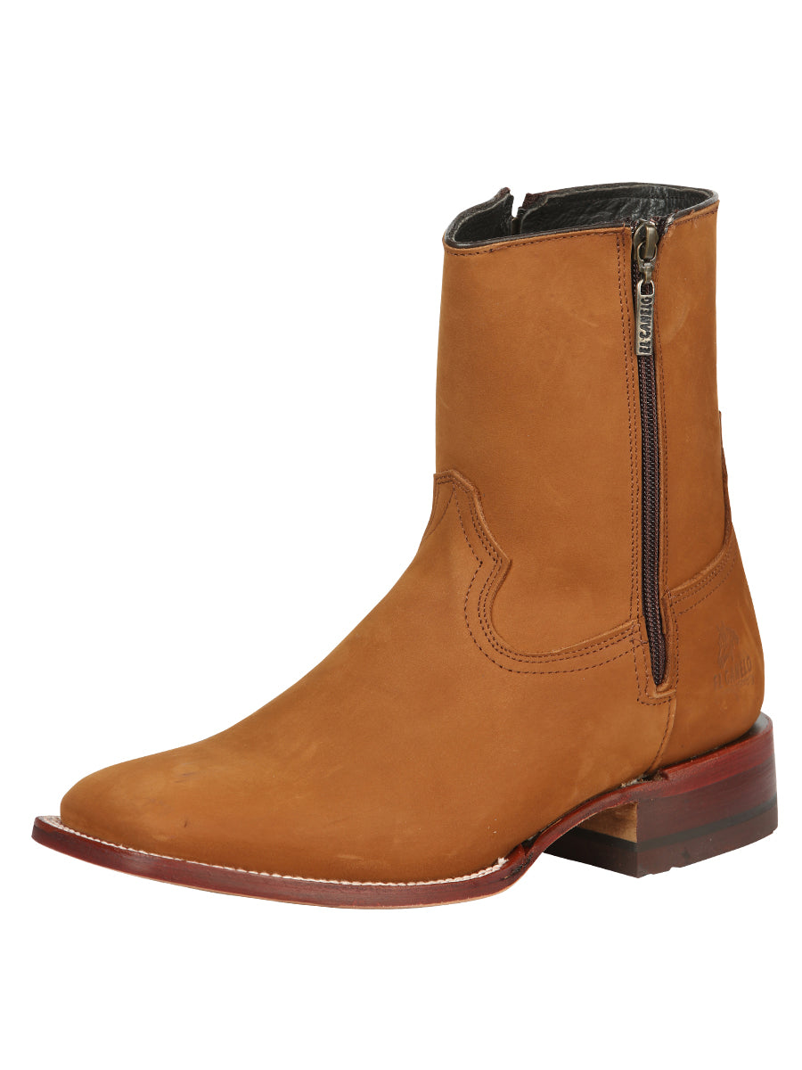 El Canelo Men's Ankle Boots - Nobuck Taupe
