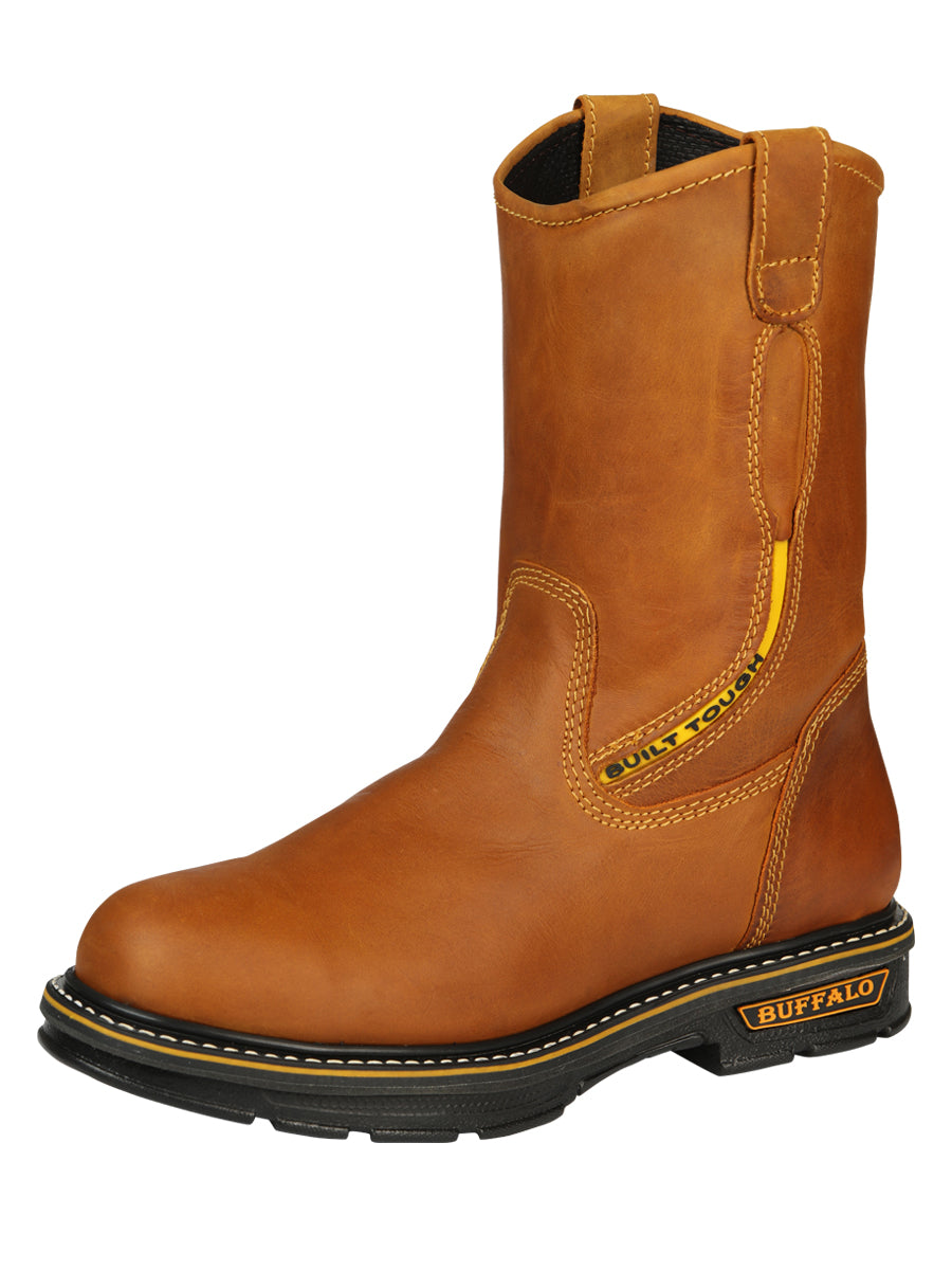 Botas de trabajo Buffalo &amp; Bull para hombre sin puntera - Crazy Miel