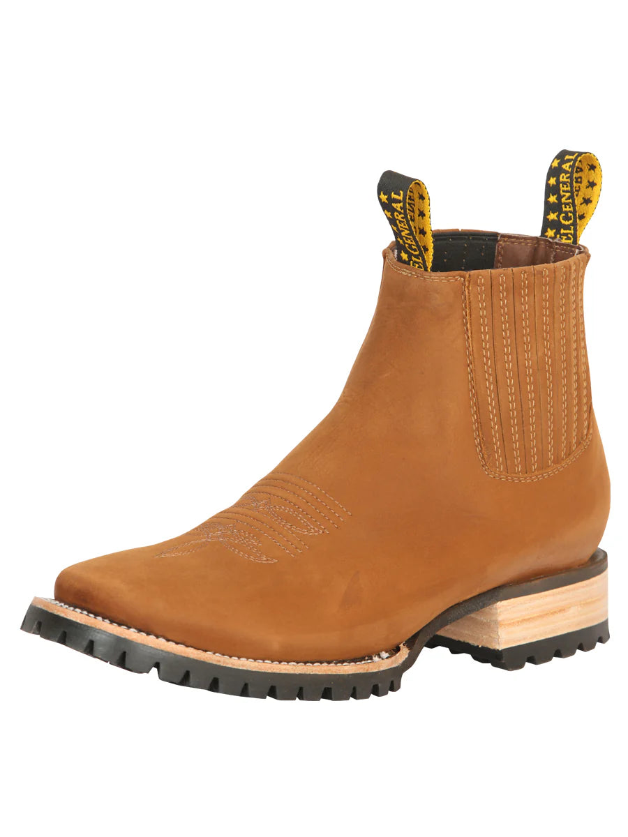 Botines Hombre El General Nobuck Oro Viejo