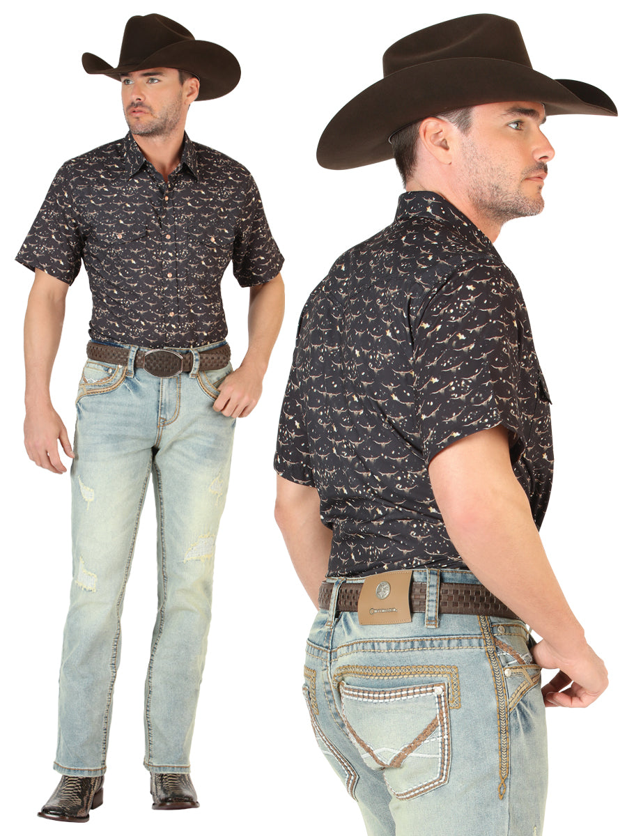 Centenario Men's Bootcut Jeans - Light Blue