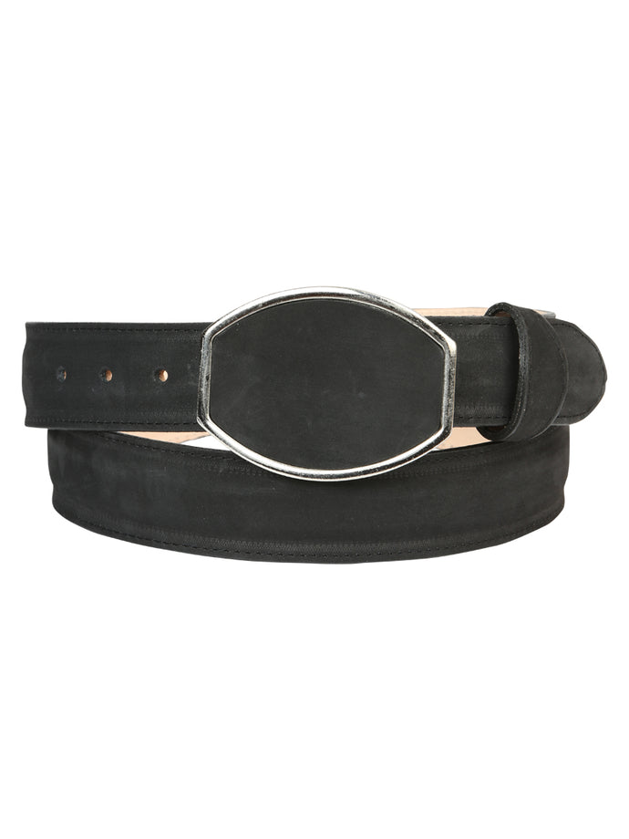 Men’s Western Nubuck Black Belt
