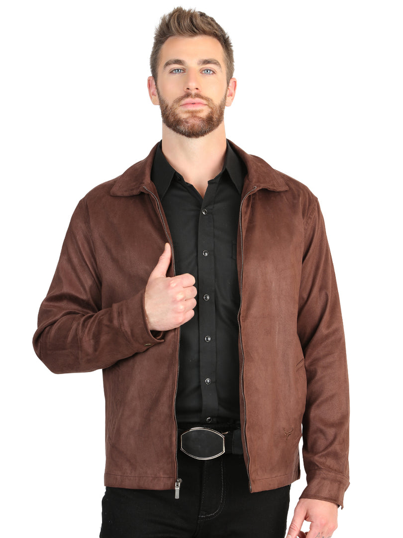 Men’s Suede Jacket Brown