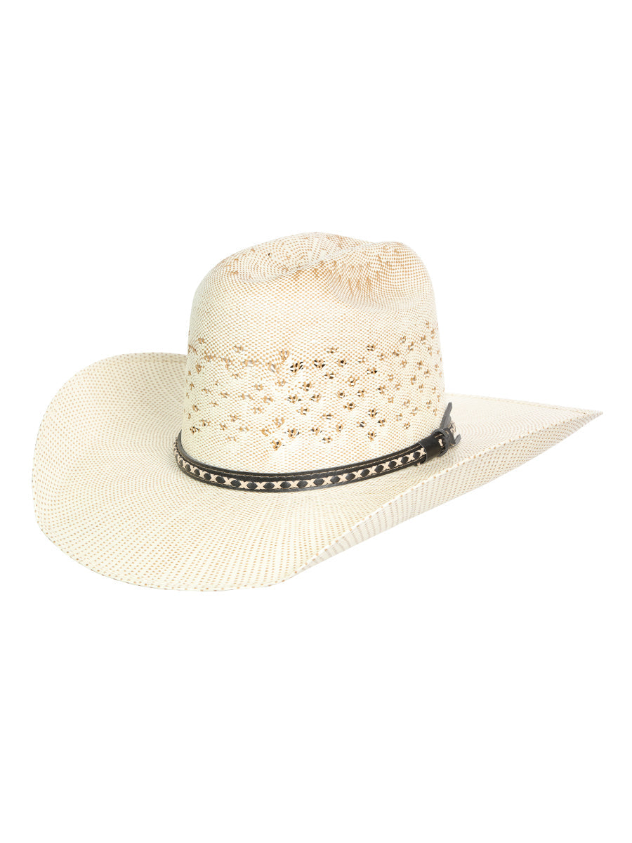 El General 20X Palm Straw Western Hat Unisex Bangora Ringers MOD. 45882