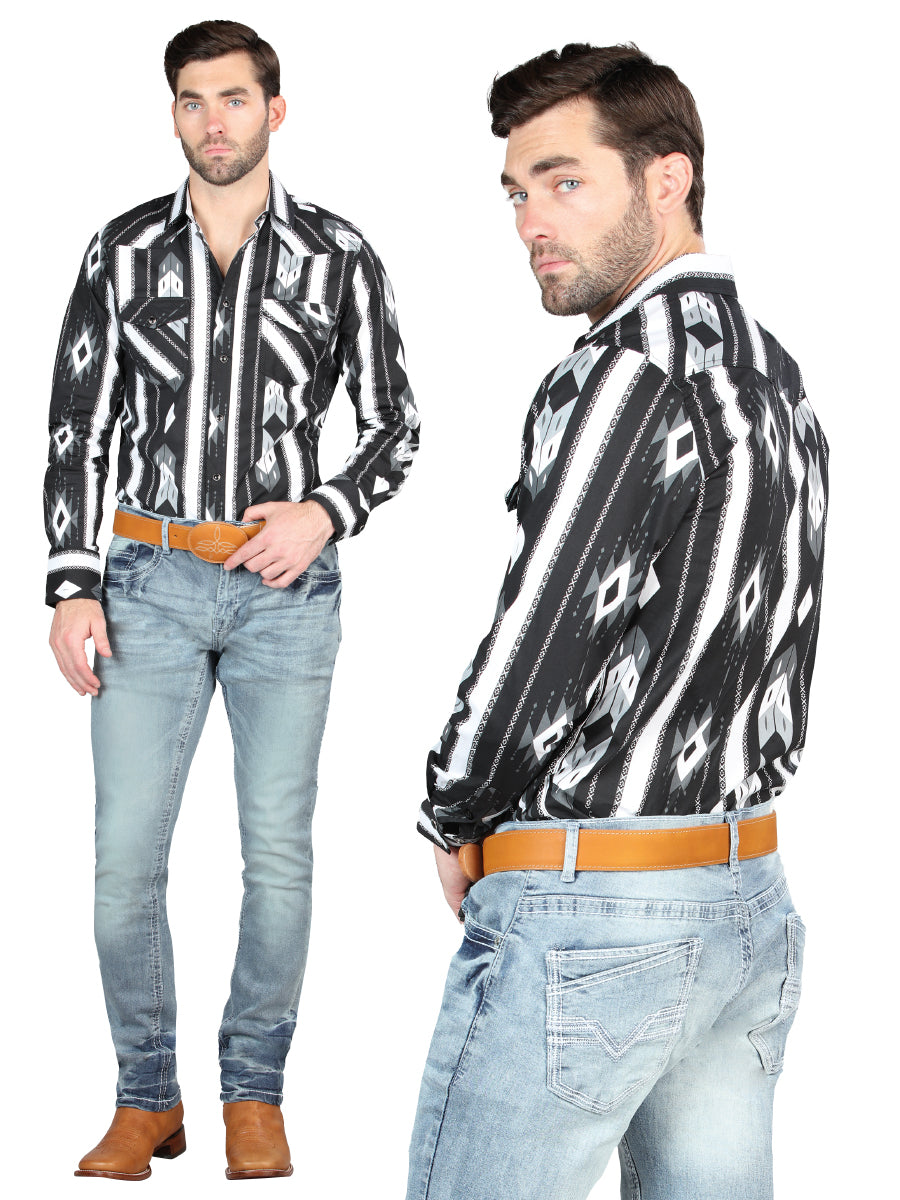 Pantalones elásticos ajustados azul claro El Norteño