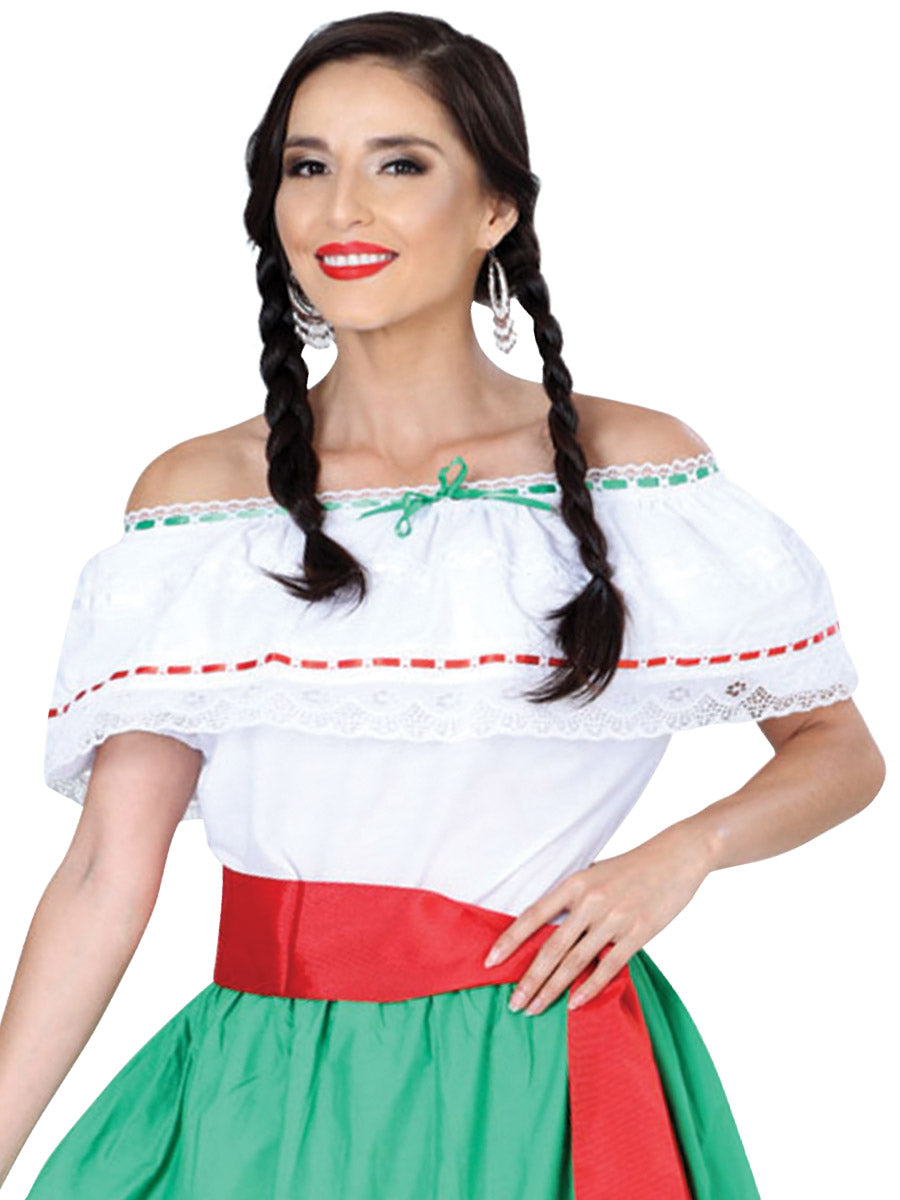 Artisanal Mexican Blouse Cotton White